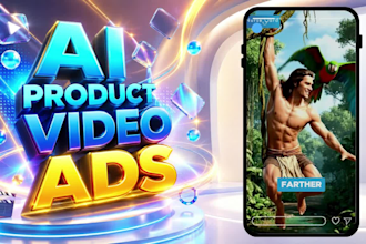 create cinematic ai generated product video ads