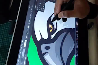 create custom mascot logo for brand or esports