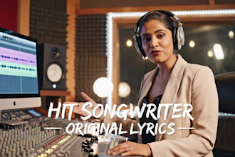write a hit song, lyrics or full songwriting in afrobeat, pop, rap, rnb