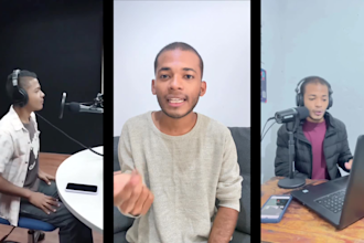 make authentic male ugc spokesperson video in spanish