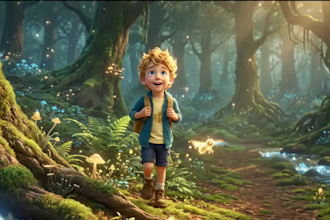 create kids book trailer animated children storybook promo videos book teaser