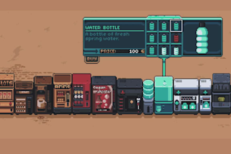 design pixel art game UI hud assets, bars, frames and icons