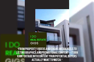 edit high retention real estate videos and property reels