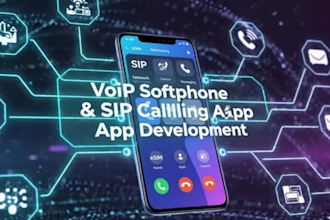 develop voip softphone, sip calling, telecom mobile apps