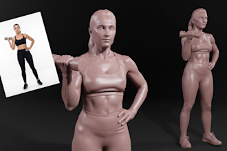 sculpt 3d model for 3d printing from your image