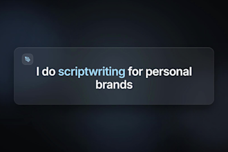 write instagram reels scripts for your personal brand