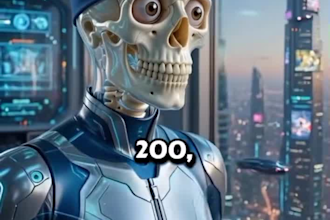 create viral dr data style ai skeleton storytelling animation shorts