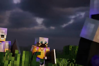 animate your minecraft story or character in blender