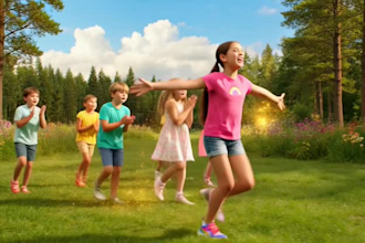write and sing children song, nursery rhymes, lullaby, and kids music