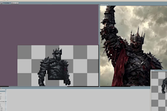 pixel art character sprites and animations