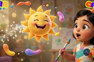 create 3d animated kids stories, videos and you tube shorts