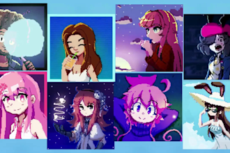 do pixel art animation 2d rpg sprite animation pixel art looping lofi animation