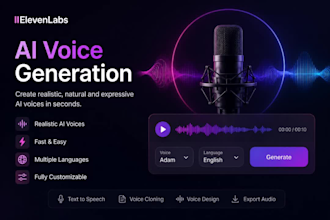 do ai voice over using a elevenlabs