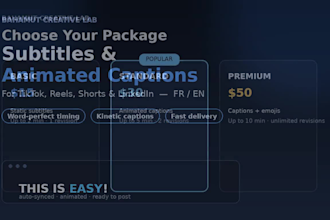 add subtitles and animated captions to your video