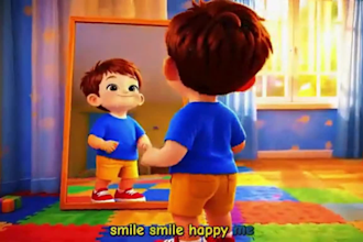 create 3d ai kids music video nursery rhymes cartoon animation for kids