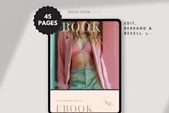 create client workbook templates, welcome kit, canva design, editable