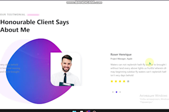 create responsive HTML CSS bootstrap javascript websites