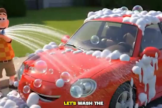 create 3d disney pixar style ai animation video, animate cartoon ai art picture