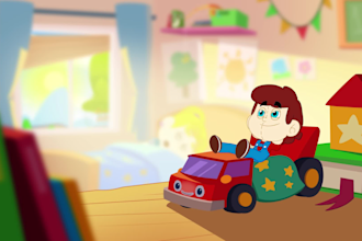 create smooth 2d cartoon animation