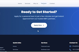 design and develop a modern responsive react landing page