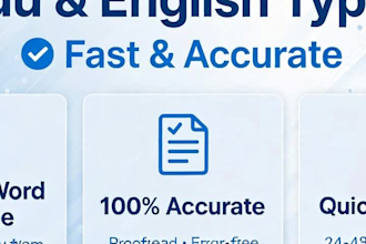 type your images and scanned page into word  fast