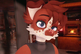 custom vrchat avatar furry vtuber nsfw 3d model facial tracking unity vrm rig