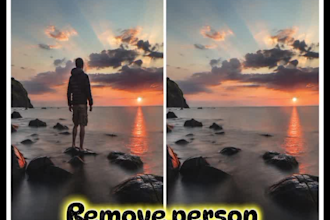 remove people, add or replace persons with real faces, head swap in  photoshop