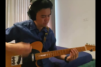 record tasteful and expressive guitar with beautiful tones and ambience