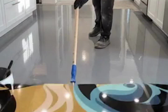 create viral ai epoxy flooring and resin art videos