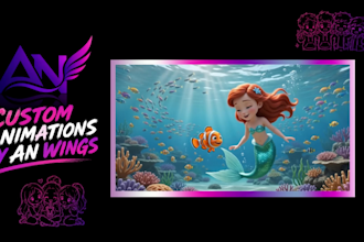 create custom 3d kids story animation, cartoon characters, and nursery rhymes