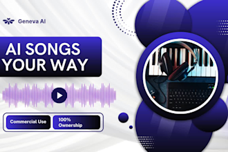create a fully produced custom ai song for you
