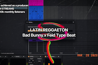 make a trap, afrobeat, reggaeton industry quality beat