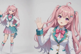 draw rig male and female vtuber model anime vtuber commission for vtuber studio