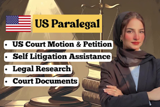 draft US legal documents as a paralegal