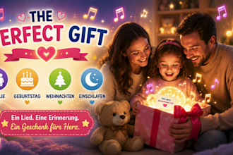 create a personalized german childrens song for your kid with ai