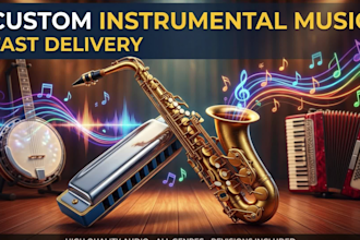 record harmonica, saxophone, banjo, accordion to your tracks