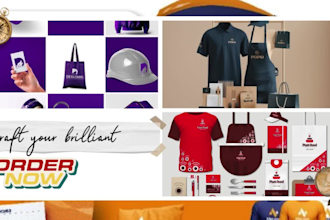 design brand book, brand identity design, brand guidelines design with logo