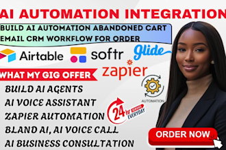 build ai automation abandoned cart email CRM workflow for order fulfilment