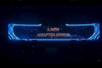 create stage billboard animation, motion graphics and immersive 3d visuals, cgi