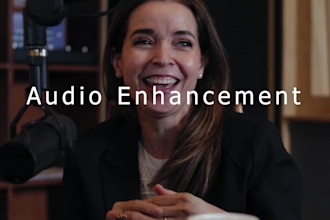 professionally edit your podcast video and audio or  conference