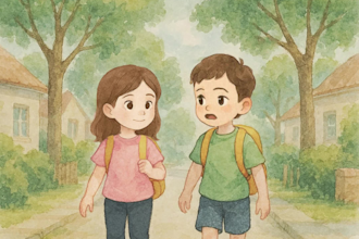 create bright storybook illustrations for kids