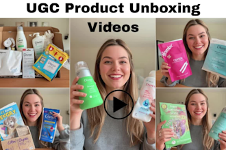 create ugc unboxing spokenperson videos for your skincare gadgets and pet brands