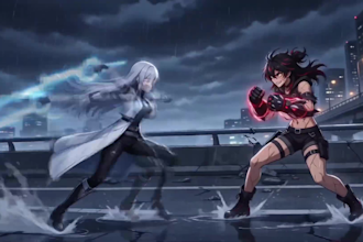 create cinematic ai anime music video, 2d cartoon animation for your song