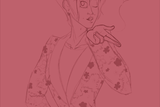 create one digital illustration of your character