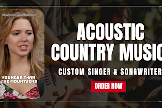 sing christian country gospel choir song, singer songwriter and female vocalist