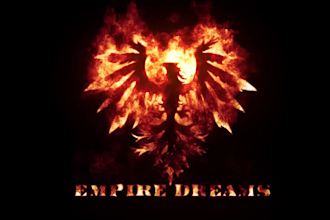 provide a fire logo reveal drag and drop template