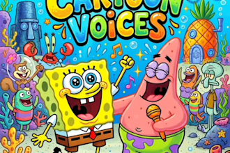 record all cartoon voices including spongebob