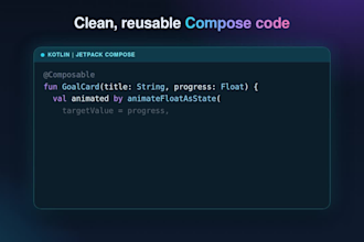 build custom jetpack compose UI screens and animations