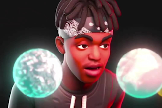 create 3d music character and video