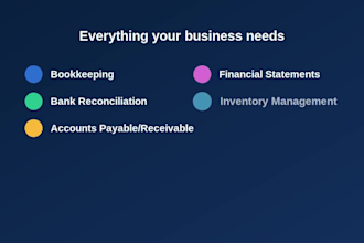 do bookkeeping, financial statements, and ledger maintenance